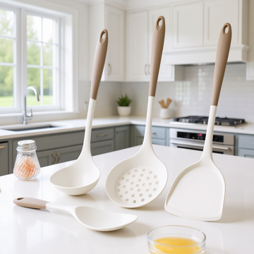 π³ 4-Piece Silicone Kitchen Utensil Set β Essential Tools for Every Home