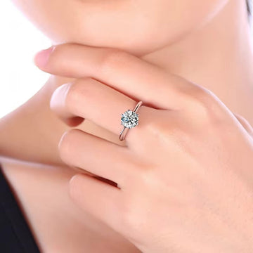 Buy 1 Get 1 Free: The Infinite Sparkle - 1-Carat Moissanite Ring & Exclusive Free Gift