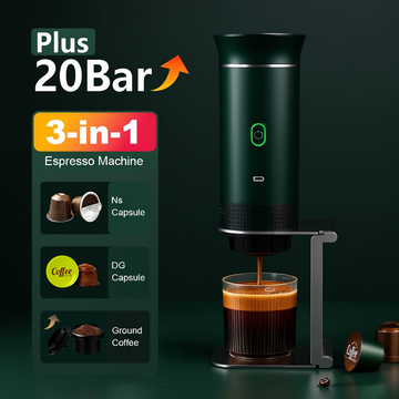 ☕ Portable 3-in-1 Espresso Coffee Machine – Perfect Coffee Anywhere You Go
