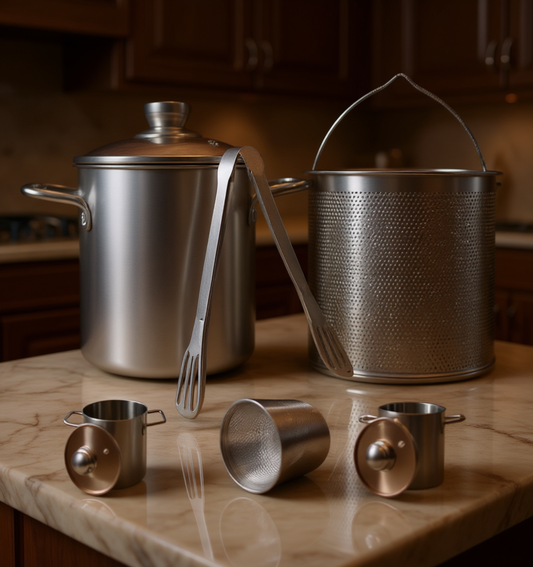 Everlaneo GourmetPro™ – Japanese 3L Stainless Steel Fryer