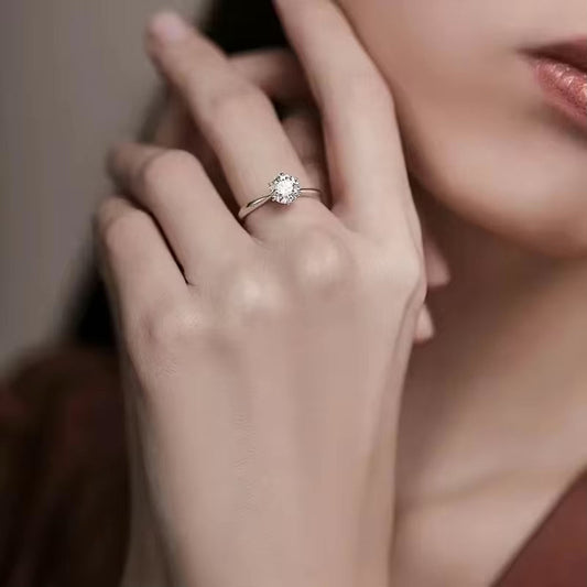 Buy 1 Get 1 Free: The Infinite Sparkle - 1-Carat Moissanite Ring & Exclusive Free Gift
