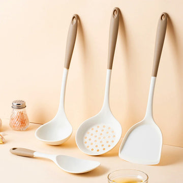 🍳 4-Piece Silicone Kitchen Utensil Set – Essential Tools for Every Home