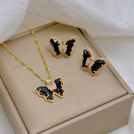 ✨ Ethereal Wings Collection – Luxury Butterfly Jewelry - BUY 1 GET 1